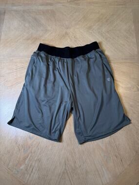 Born Primitive men’s gray basic unlined 9” shorts in gray size large